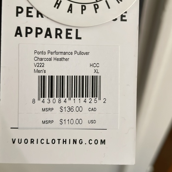 VUORI Ponto Performance Pullover - Picture 5 of 7